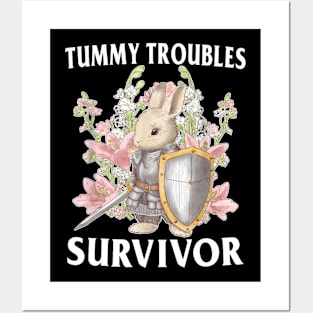 Tummy Troubles Survivor Funny Sarcastic Posters and Art